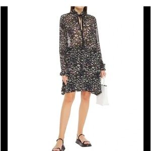 Ganni Floral Dress Small